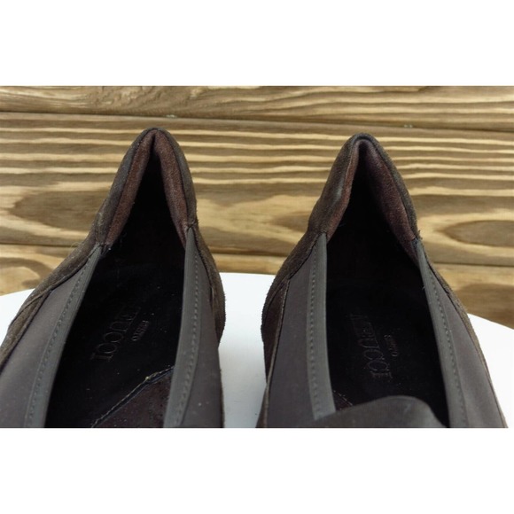 Sesto Meucci Sz 8.5 M‎ Brown Square Toe Flat Leather - Picture 3 of 7